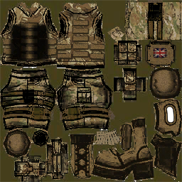 고급 육군군복(남)