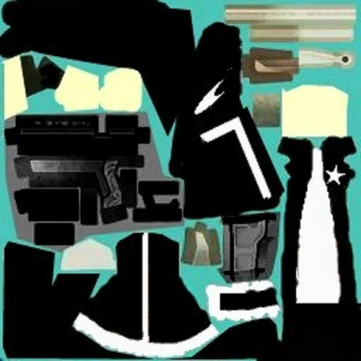 무법자 의상(여)