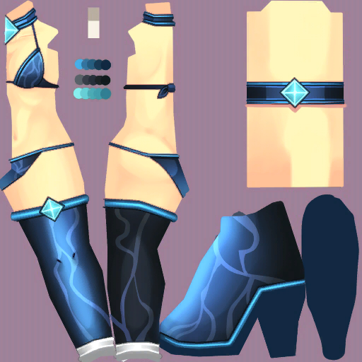 레이져 의상(여)