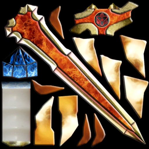 고급 메피스토 화염검(여)