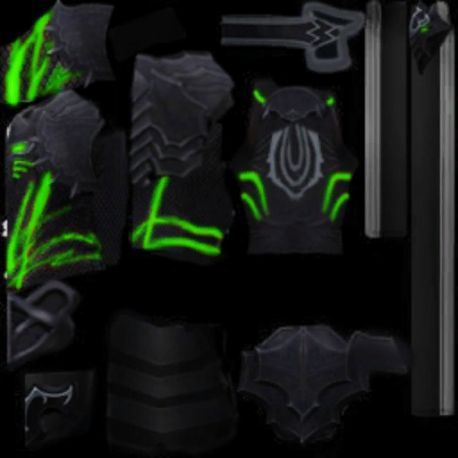 고급 다크나이트갑옷(남)