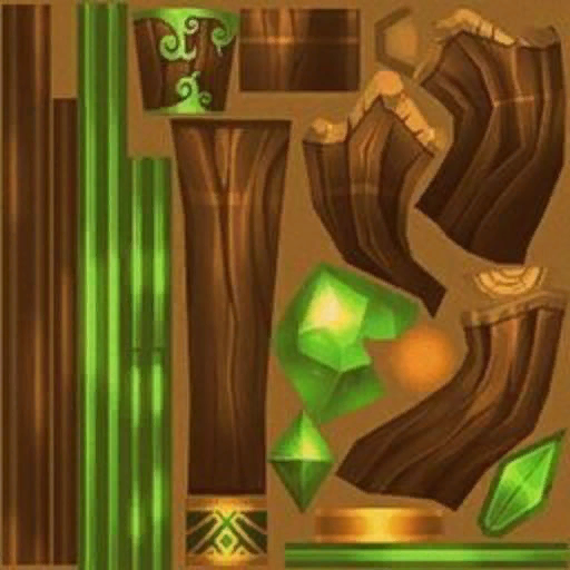 고급 드루이드지팡이(여)