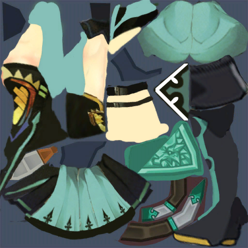 고급 울프갑옷(여)