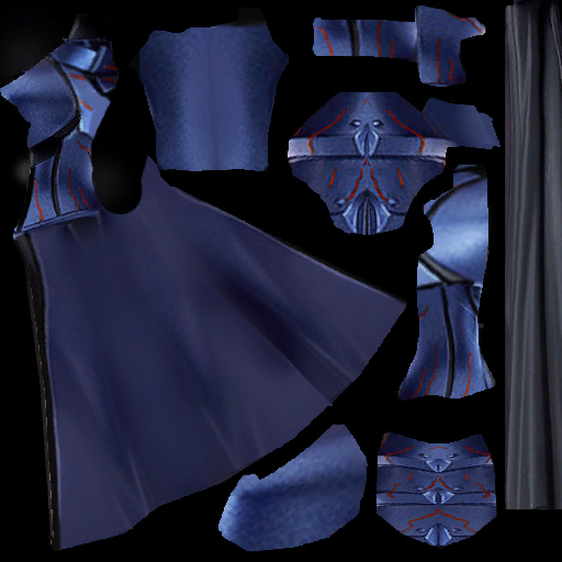 고급 다크나이트갑옷(여)