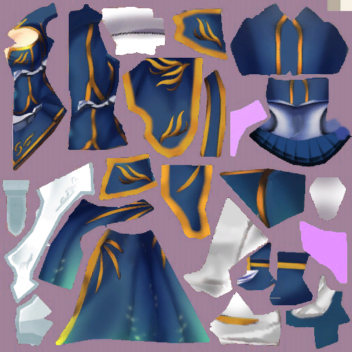 고급 기사왕의갑옷(여)