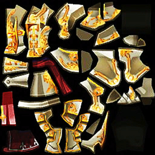 고급 기사왕의갑옷(남)