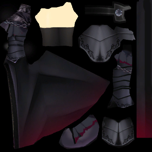 고급 다크나이트갑옷(여)