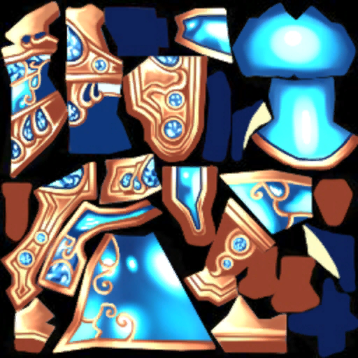 고급 기사왕의갑옷(여)