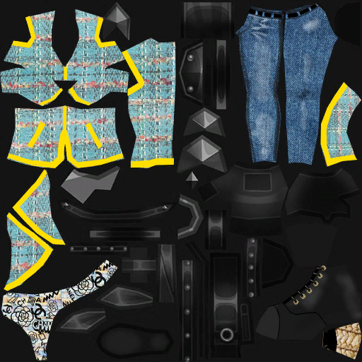 고스트쉐도우 의상(여)