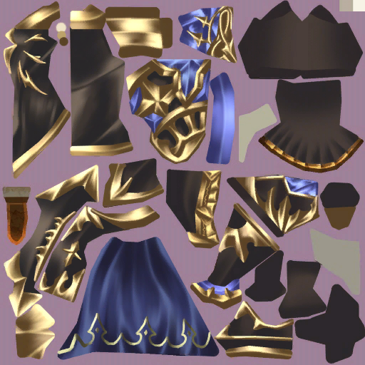 고급 기사왕의갑옷(여)