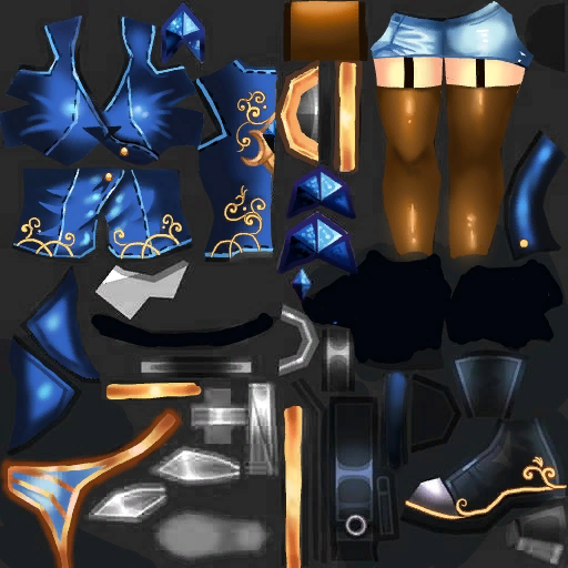 고스트쉐도우 의상(여)