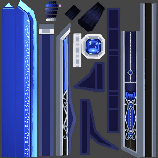 고급 무림고수무기(여)