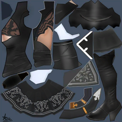 고급 울프갑옷(여)