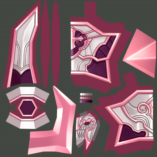 고급 미드나잇 무기(여)