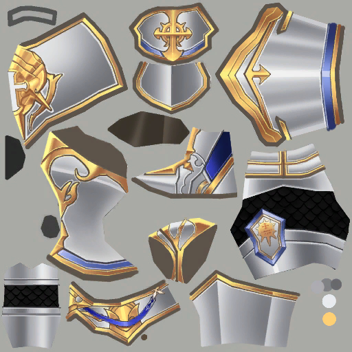 고급 기사갑옷(남)