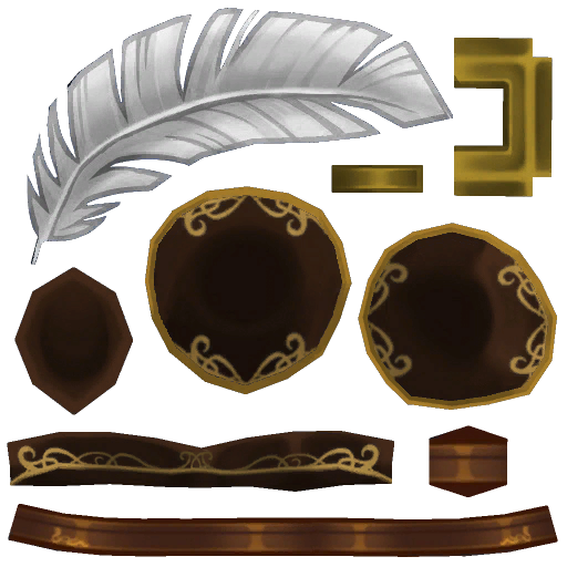 고급 달타냥모자(여)