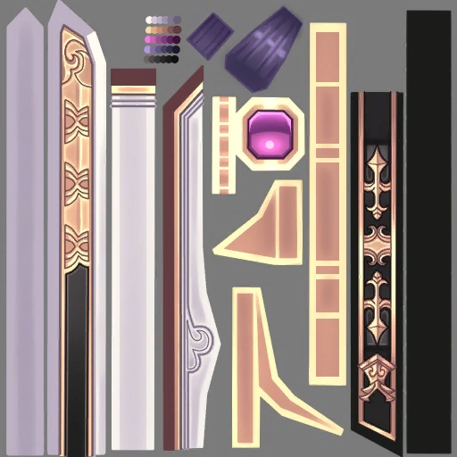 고급 무림고수무기(여)