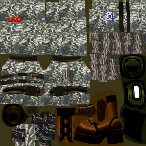 고급 육군군복(남)