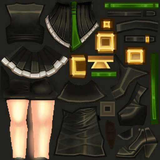 고급 야가미의상(여)