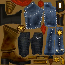 고급 웨스턴의상(남)